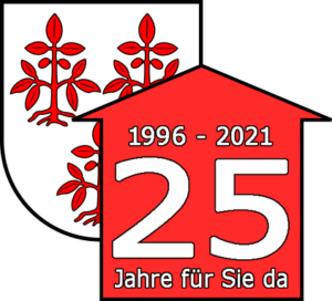 wvg logo25 jahre Wohnungs- und Verwaltungsgesellschaft Nossen mbH