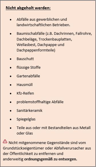 Sperrmuell nein Wohnungs- und Verwaltungsgesellschaft Nossen mbH