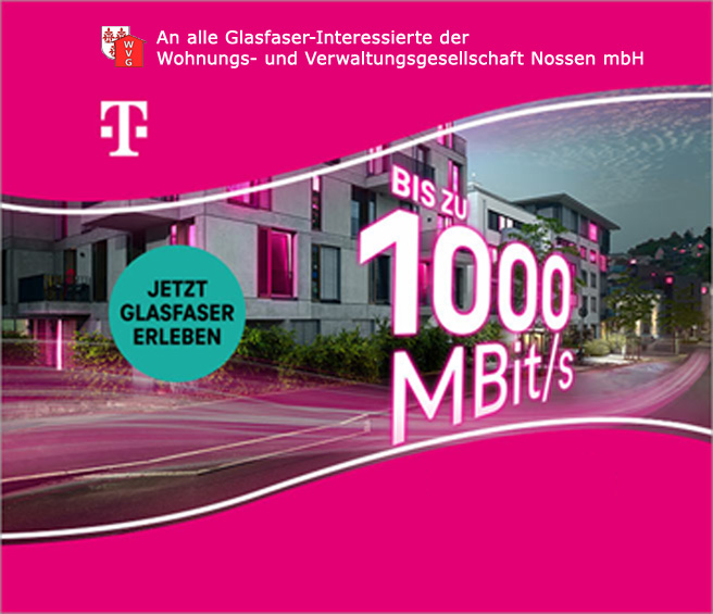 Glasfaser Telekom Beitrag Wohnungs- und Verwaltungsgesellschaft Nossen mbH